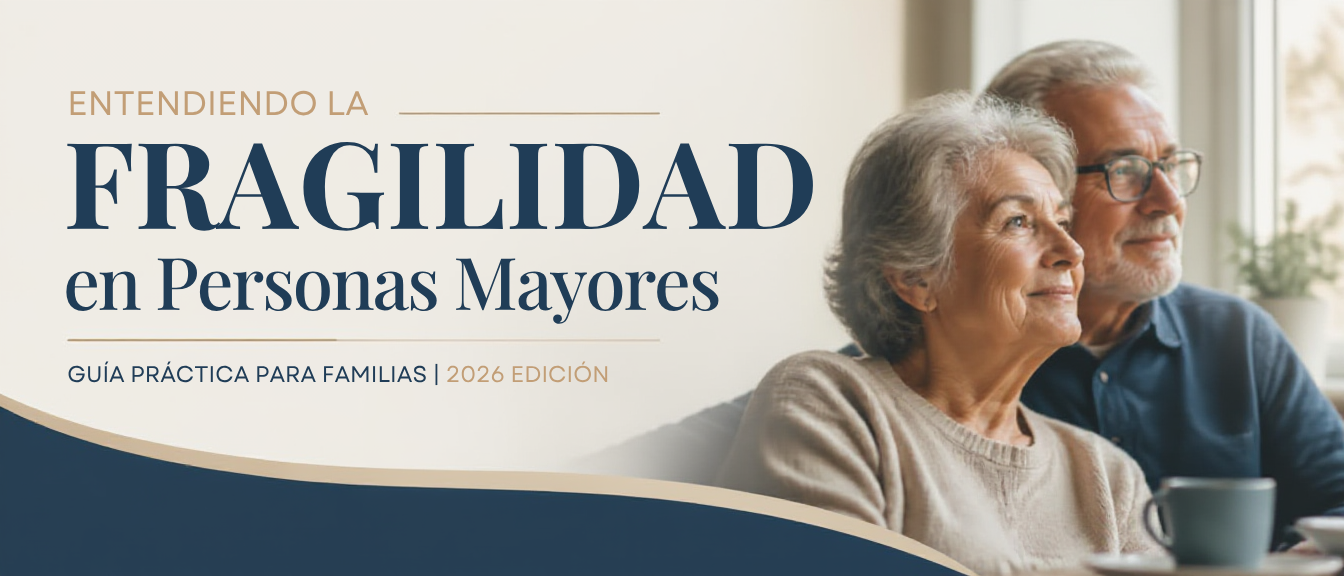 Portada de la guía Comprender la Fragilidad en Personas Mayores