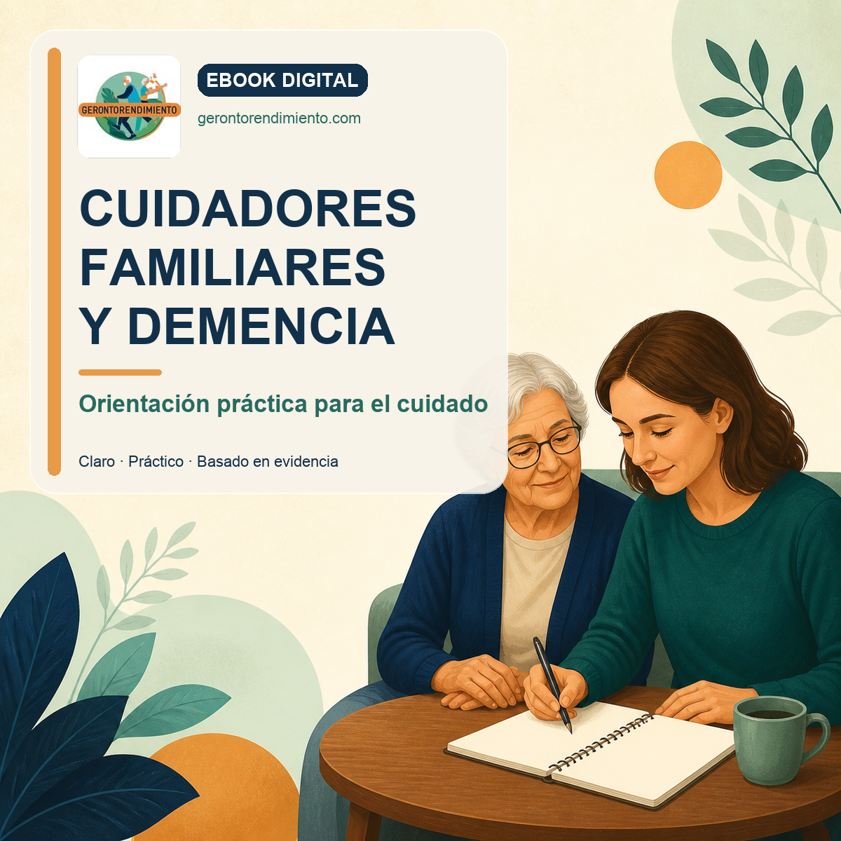 Portada del ebook Cuidadores familiares y demencia